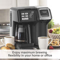 Hamilton Beach 49976 FlexBrew 2-Way Brewer Programmable Coffee Maker by DailySale