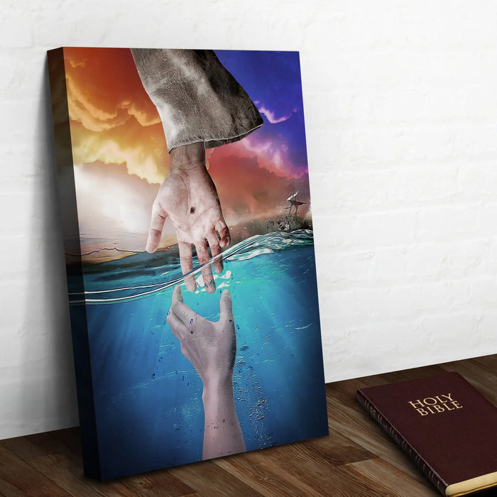 Hand Of God Canvas Wall Art by Tailored Canvases