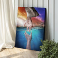 Hand Of God Canvas Wall Art by Tailored Canvases