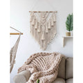 Hand Woven Lace Wall Hanging Bohemian Boho Art Decor by DailySale