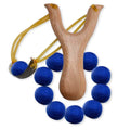 Handcrafted Wood Slingshot With Soft Felt Balls by DailySale
