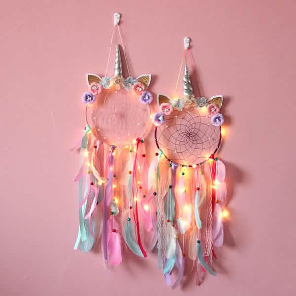 Handmade Feather Dream Catcher Wall Hanging Decoration by DailySale