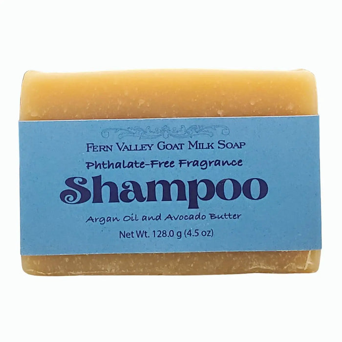 Handmade Goat Milk Shampoo Bar | Argan Oil & Avocado Butter | For Him by Fern Valley Soap