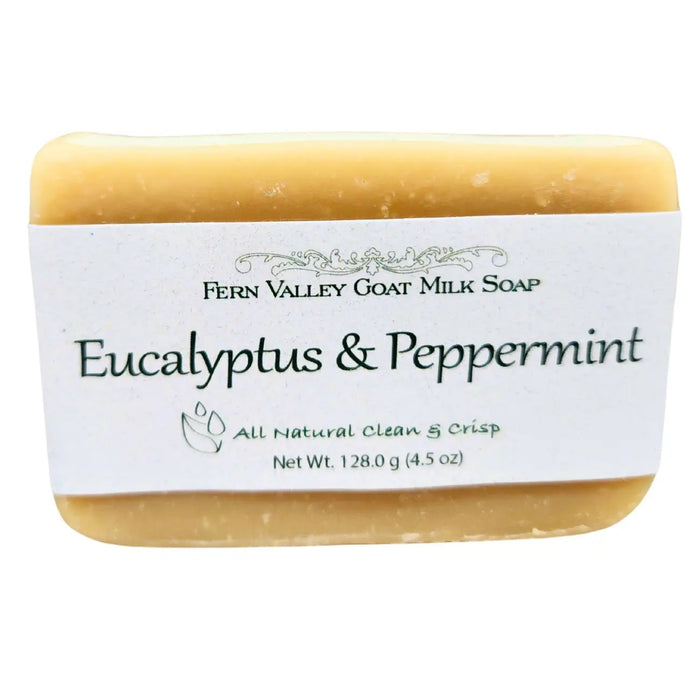 Handmade Goat Milk Soap | All Natural Eucalyptus & Peppermint Soap by Fern Valley Soap