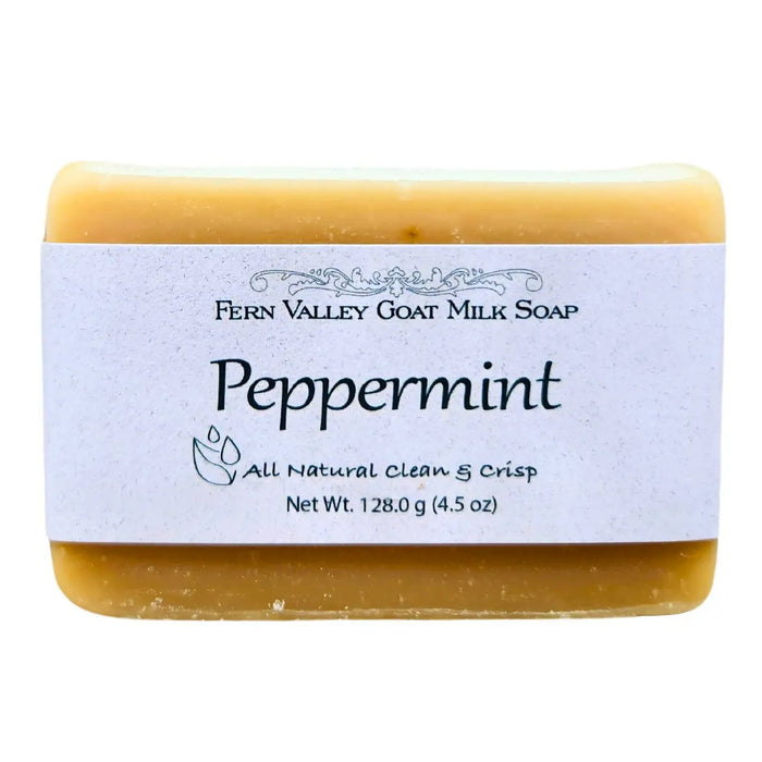 Handmade Goat Milk Soap | All Natural Peppermint by Fern Valley Soap