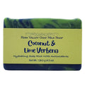 Handmade Goat Milk Soap | Hydrating With Antioxidants | Tropical Coconut & Lime Verbena Scent by Fern Valley Soap