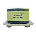 Handmade Goat Milk Soap | Hydrating With Antioxidants | Tropical Coconut & Lime Verbena Scent by Fern Valley Soap