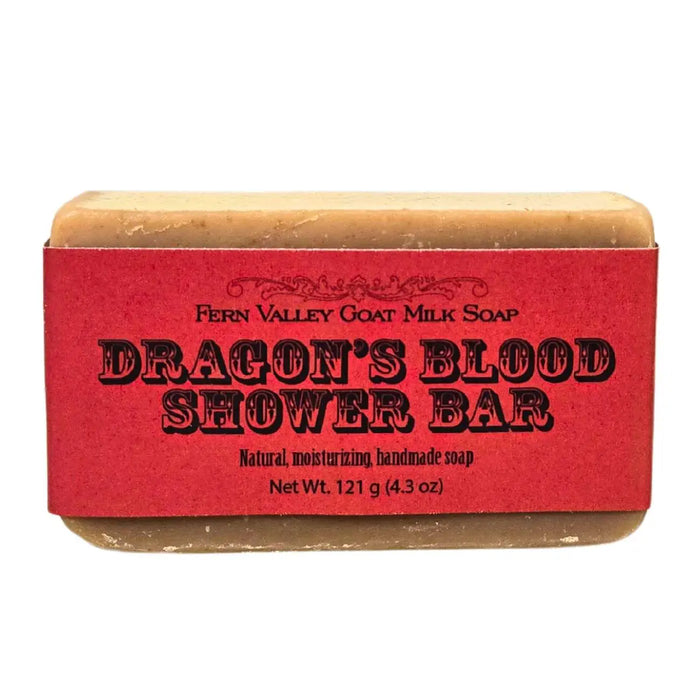 Handmade Goat Milk Soap | Shower Bar | Dragon's Blood by Fern Valley Soap