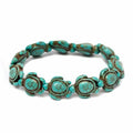 Handmade Turquoise Hawaiian Sea Turtles Bracelet - Turquoise by DailySale
