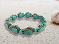 Handmade Turquoise Hawaiian Sea Turtles Bracelet - Turquoise by DailySale