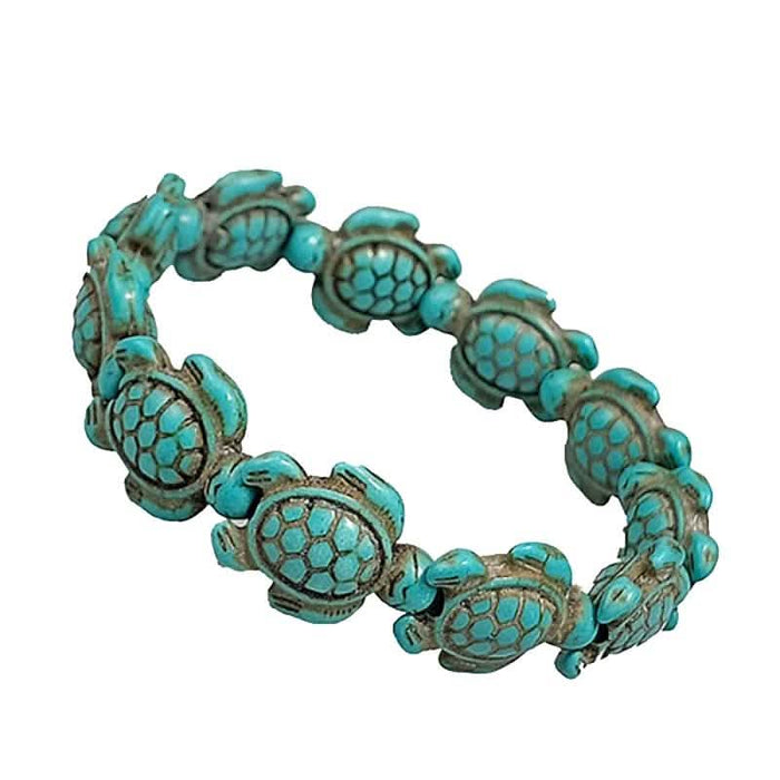 Handmade Turquoise Hawaiian Sea Turtles Bracelet by DailySale
