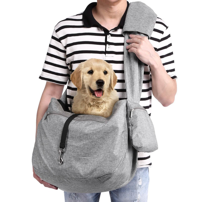 Hands-Free Adjustable Strap Pet Sling Carrier by DailySale