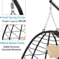 Hanging Egg Chair, Outdoor Indoor Swing Chair by DailySale