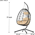 Hanging Egg Chair, Outdoor Indoor Swing Chair by DailySale
