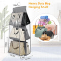 Hanging HandBag Organizer with 6 Pockets Closet Purse Storage by DailySale