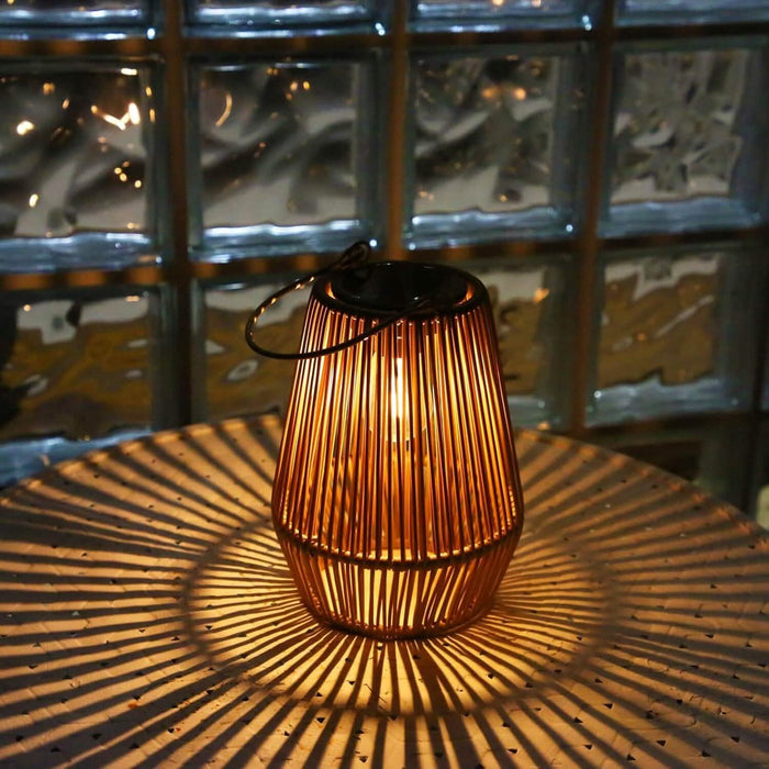 Hanging Solar Woven Lantern Solar Lamp Lights Decoration by DailySale