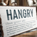 Hangry Kitchen Sign II by Tailored Canvases