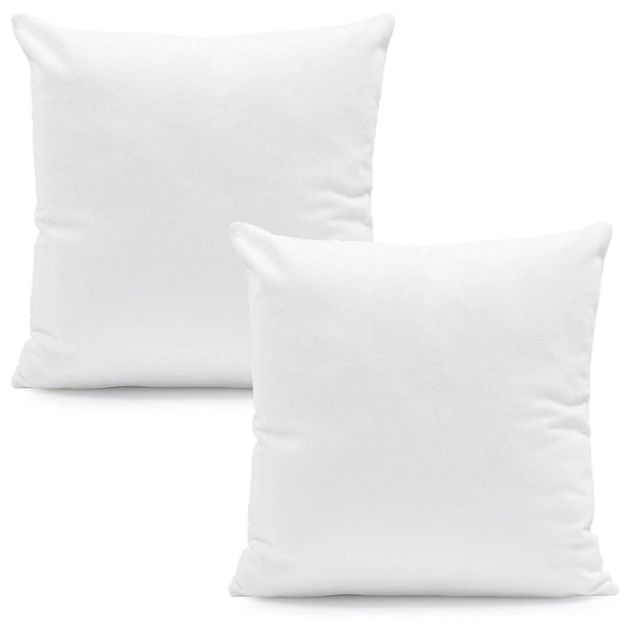 Hannah Linen Hypoallergenic Throw Pillows - White by DailySale