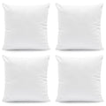 Hannah Linen Hypoallergenic Throw Pillows - White by DailySale