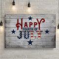 Happy Fourth Of July Sign by Tailored Canvases