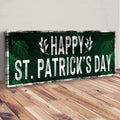 Happy St. Patrick's Day Sign III by Tailored Canvases
