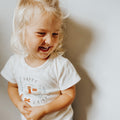 graphic tee | happy camper by Finn + Emma