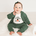 graphic bodysuit | halloween pumpkin by Finn + Emma