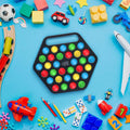Hard Shell Pop it Fidget Toy Board with Carrying Handle for Adults & Kids by DailySale