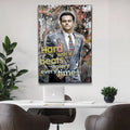 Hard Work Beats Talent Every Time Motivational Wall Sign by Tailored Canvases