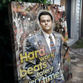 Hard Work Beats Talent Every Time Motivational Wall Sign by Tailored Canvases