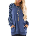 Haute Edition Women's Ultra Soft Long Sleeve Pullover Sweatshirt Leopard Design by DailySale
