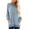 Haute Edition Women's Ultra Soft Long Sleeve Pullover Sweatshirt by DailySale