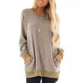Haute Edition Women's Ultra Soft Long Sleeve Pullover Sweatshirt by DailySale