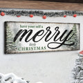 Have Yourself a Merry Little Christmas Sign VII by Tailored Canvases