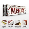 Have Yourself a Merry Little Christmas Sign VIII by Tailored Canvases