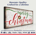 Have Yourself A Merry Little Christmas Sign XII by Tailored Canvases