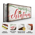 Have Yourself A Merry Little Christmas Sign XII by Tailored Canvases