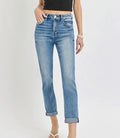 Haven High Rise Ankle Skinny Role Up Jeans by Boutique 23