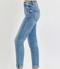 Haven High Rise Ankle Skinny Role Up Jeans by Boutique 23
