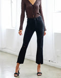 Haven High Rise Slim Straight Jeans - Black by Boutique 23