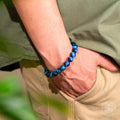 Hawk’s Focus – Royal Blue Tiger’s Eye Bracelet by Conscious Items