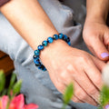 Hawk’s Focus – Royal Blue Tiger’s Eye Bracelet by Conscious Items