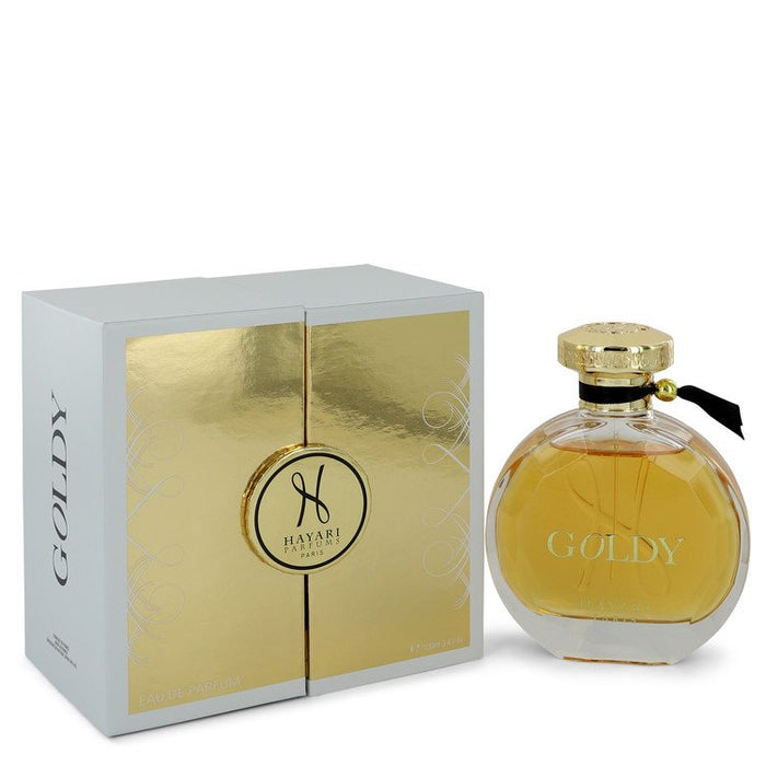 Hayari Goldy by Hayari Eau De Parfum Spray 3.4 oz for Women by Avera Group