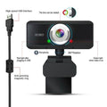 HD 1080P Desktop PC Video Calling Webcam with Microphone by DailySale