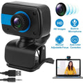 HD Webcam USB PC with Microphone Rotatable Clip by DailySale