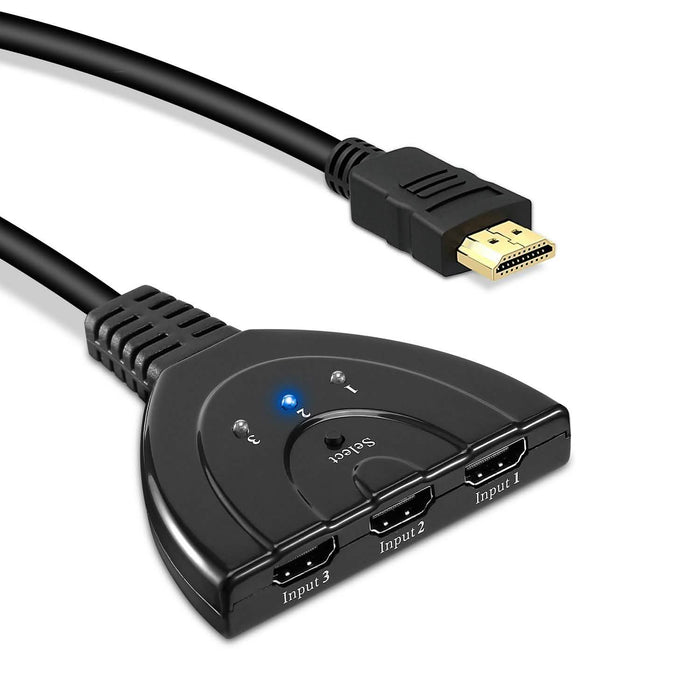 HDMI 1080P 3-in-1 Output HDTV Switch Splitter by DailySale