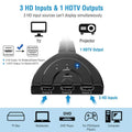HDMI 1080P 3-in-1 Output HDTV Switch Splitter by DailySale