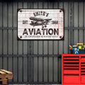 He Always Knew He Wanted To Fly Aviation Sign by Tailored Canvases