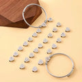 Heart Cable Initial Bracelet Hypoallergenic and Adjustable by DailySale