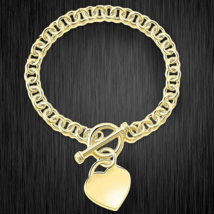 Heart Charm Bracelet - Assorted Colors by DailySale